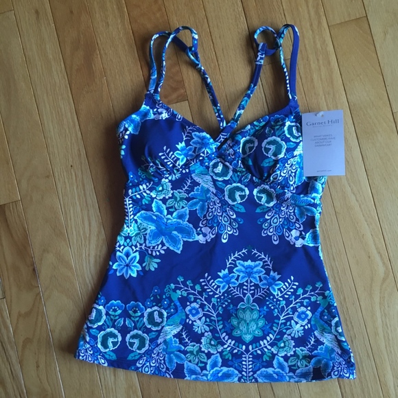 Garnet Hill Other - HUGE PRICE DROP! NWT!! Garnet Hill Tankini top 🏖